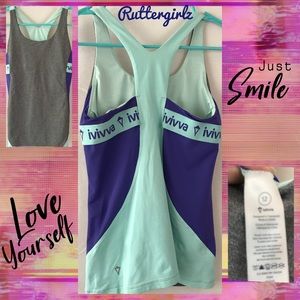 Ivivva Blues & Gray w/logo - Girls 12